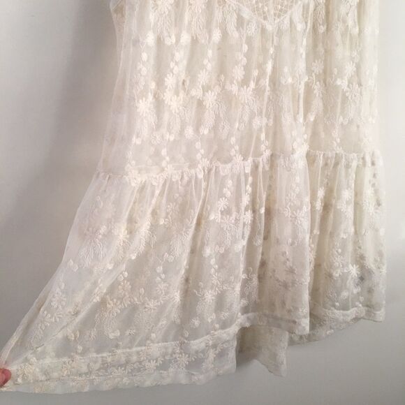 EXPRESS Lace Boho Tunic Top | Size Small - Picture 5 of 8